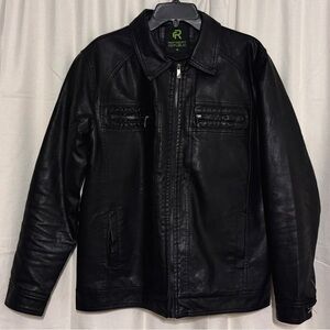 Refinery Republic Men’s Faux Leather Jacket